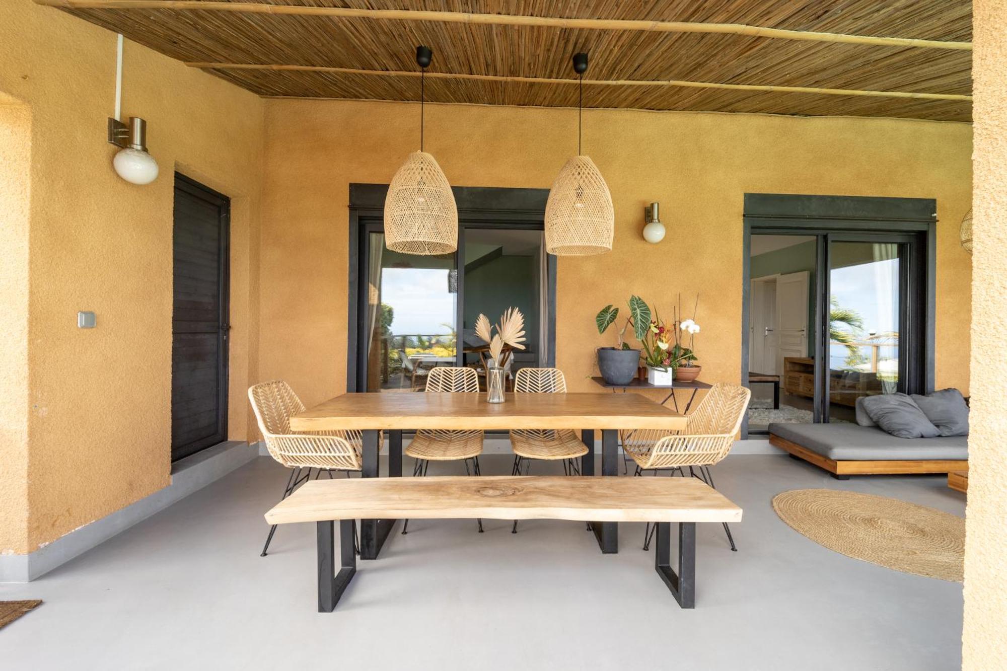 Villa Cactus Avec Piscine Et Vue Mer La Saline Les Bains Exterior foto