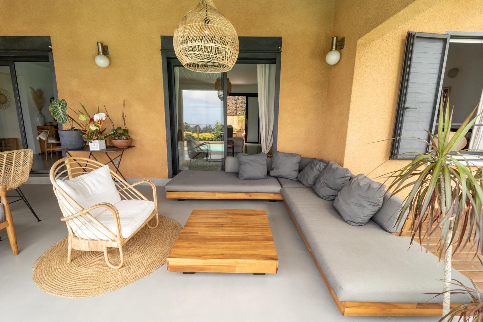 Villa Cactus Avec Piscine Et Vue Mer La Saline Les Bains Exterior foto