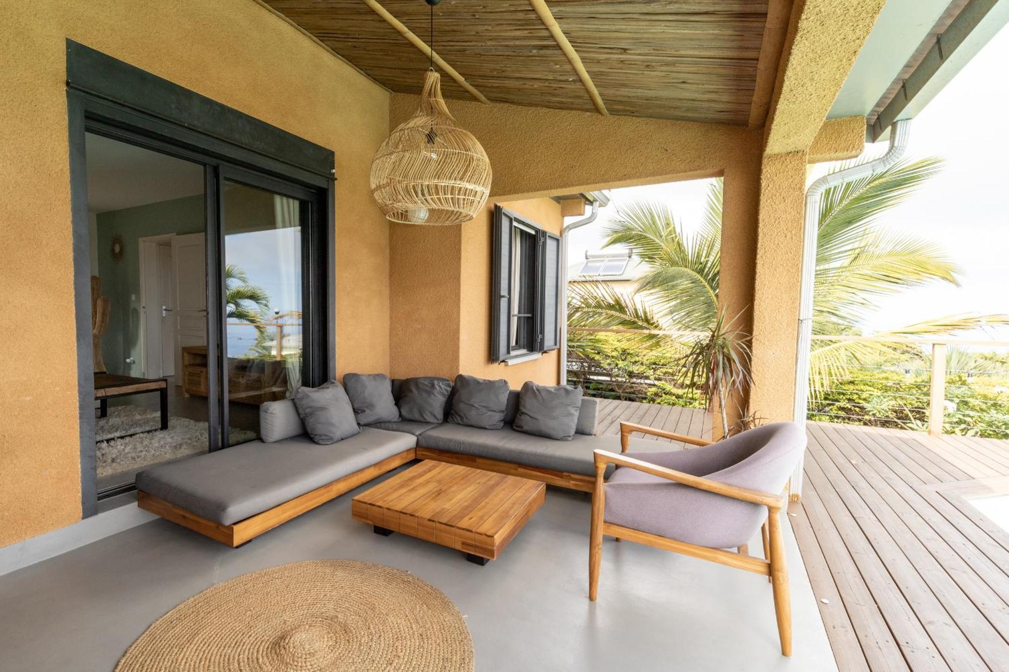 Villa Cactus Avec Piscine Et Vue Mer La Saline Les Bains Exterior foto