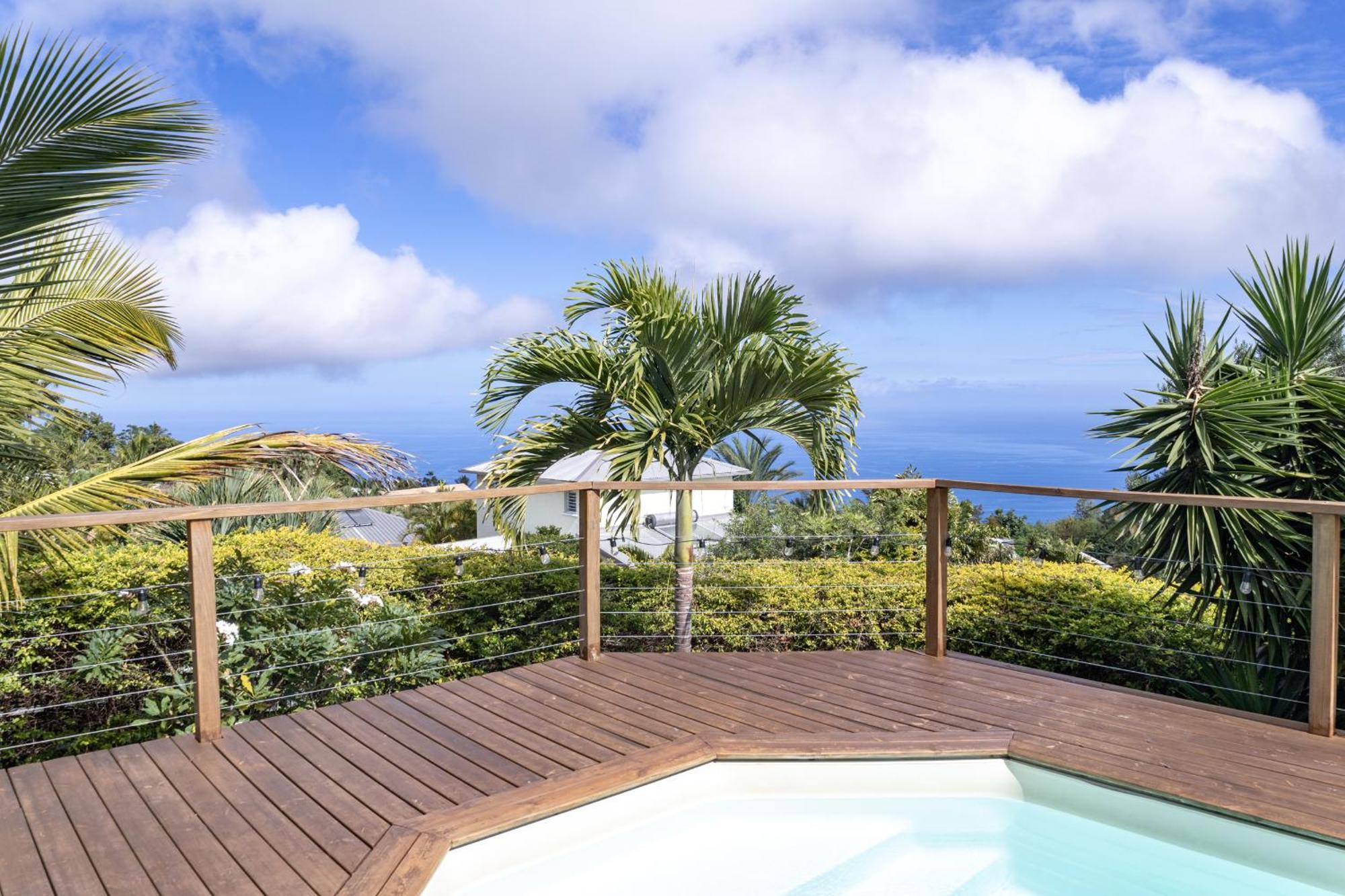 Villa Cactus Avec Piscine Et Vue Mer La Saline Les Bains Exterior foto